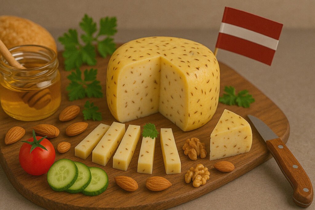 Entdecken Sie Jāņu siers Käse aus Lettland: Tradition und Genuss