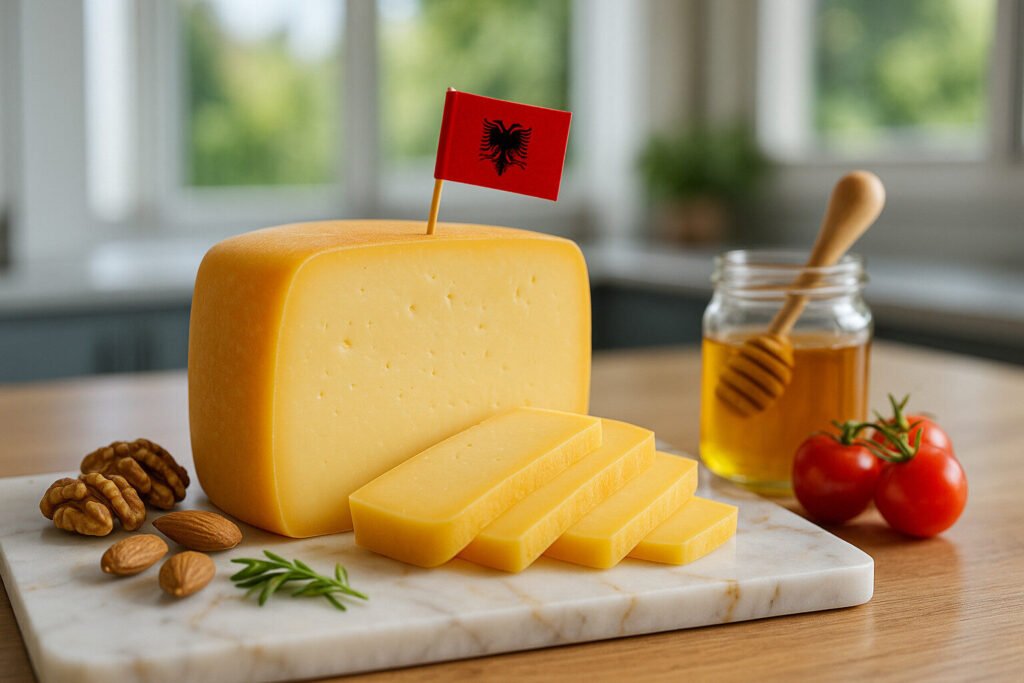 Entdecken Sie Kaçkavall Käse aus Albanien: Sorten, Geschichte und Verwendung