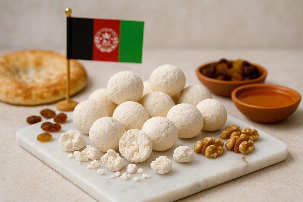 Entdecken Sie Qurut-Käse aus Afghanistan: Tradition und Verwendung