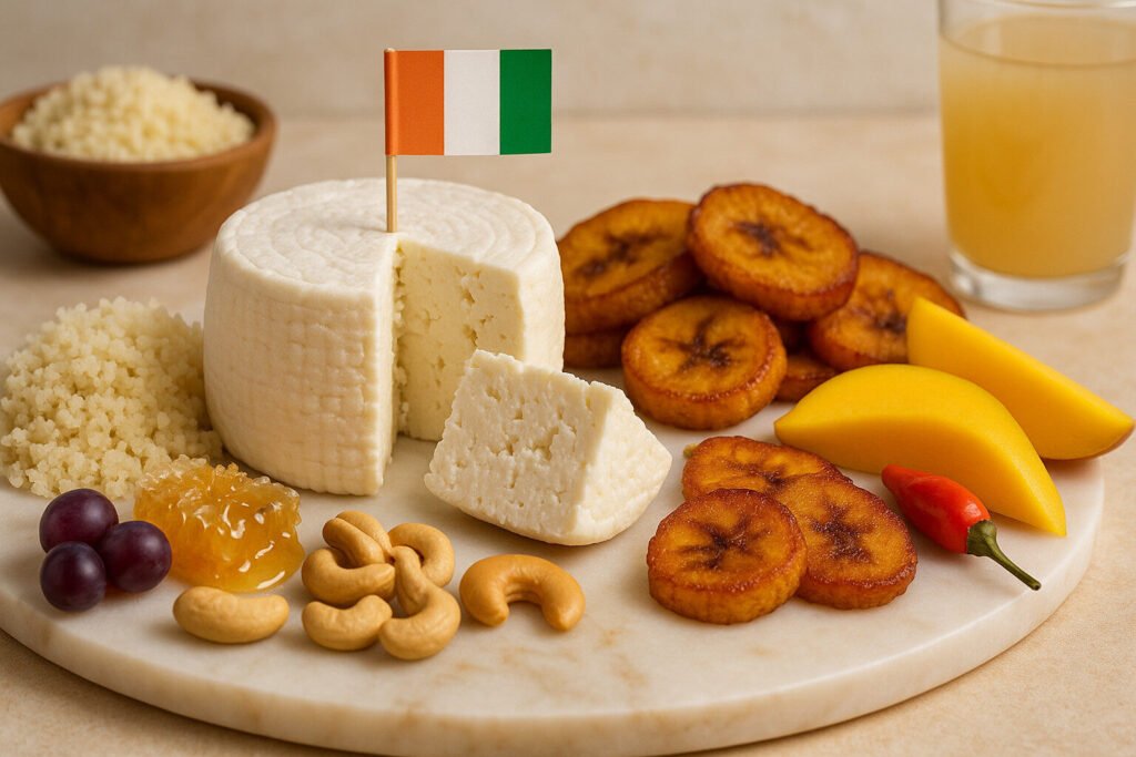 Traditioneller Schafskäse aus der Elfenbeinküste