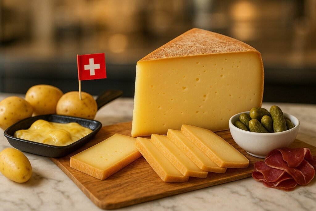 Raclette du Valais Schweiz: Geschmack und Beilagen